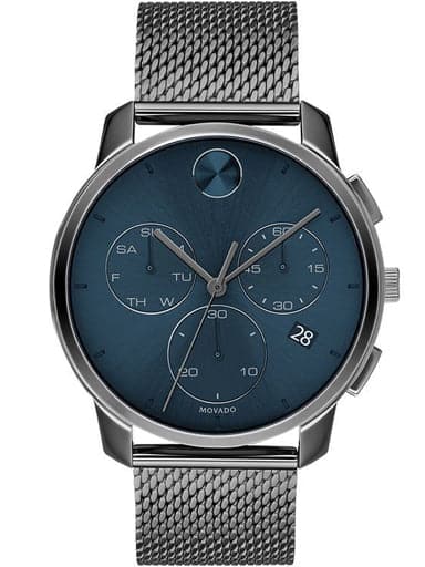 Movado bold chronograph silver deals