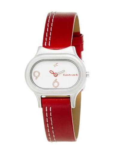 Fastrack Analog White Dial Women's Watch - Kamal Watch Company