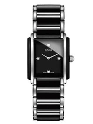 Rado Integral Diamonds Black Dial Women's Watch - Kamal Watch Company
