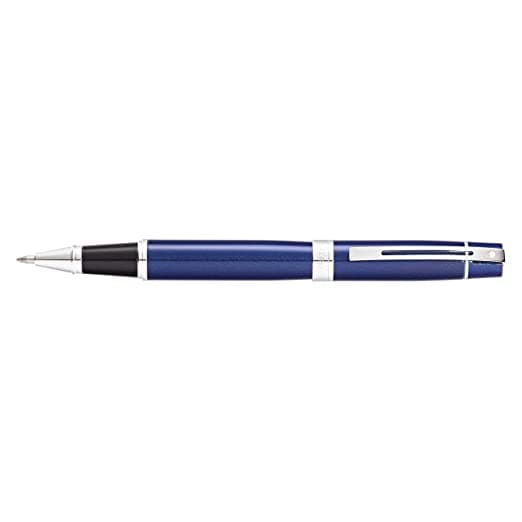 SHEAFFER Glossy Blue Lacquer With Chrome Plated Trim Rollerball Pen 9341 RB