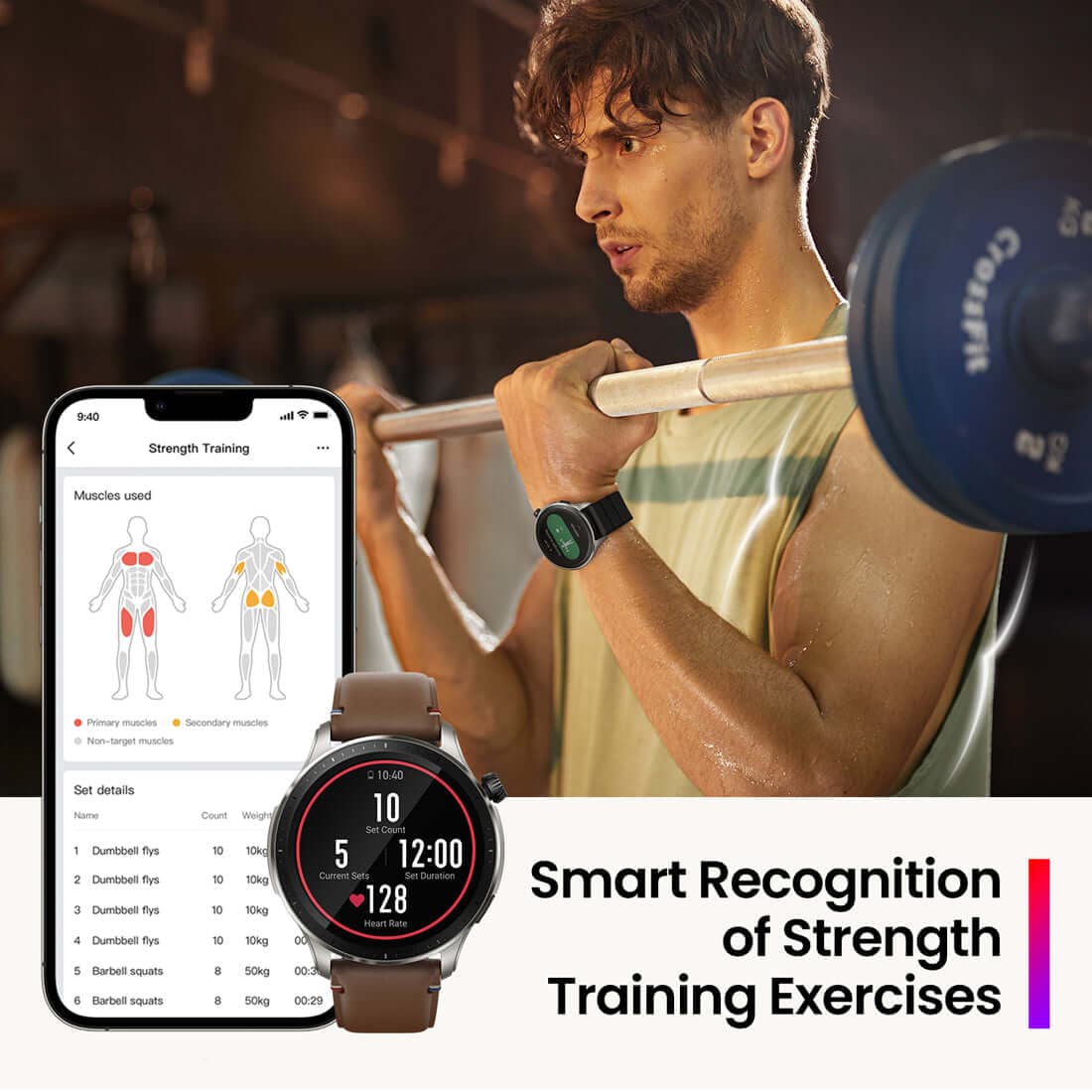 AMAZFIT GTR 4 Vintage Brown Leather - Kamal Watch Company