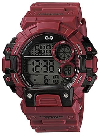 Q&Q Quartz Digital Black Dial Unisex-Adult Watch M144J010Y - Kamal Watch Company