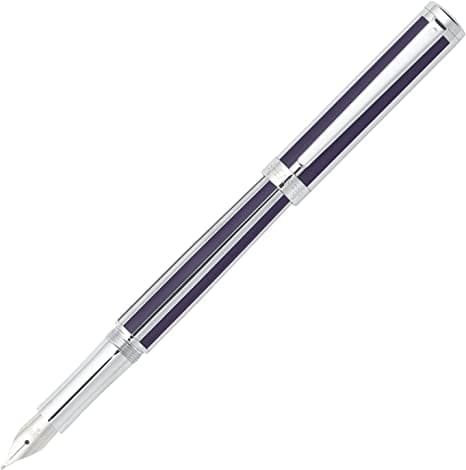 Sheaffer Intensity Deep Violet Striped Medium Point Fountain Pen 9232 FP - Kamal Watch Company