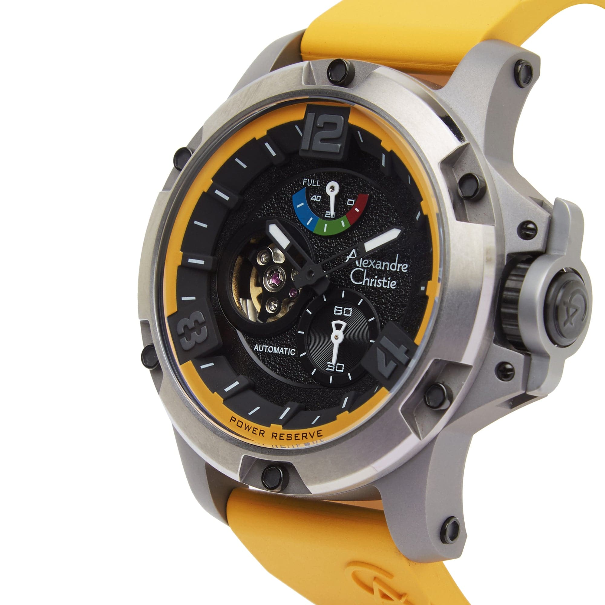 AC 6295 MPR Limited Edition Automatic Watch For Men – Yellow - Kamal Watch Company