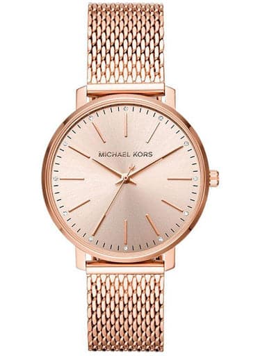 Michael Kors Pyper Rose Gold Dial Quartz Watch - Kamal Watch Company
