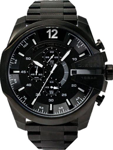Diesel Mega Chief Round Black Dial Men's Watch DZ4283 - Kamal Watch Company