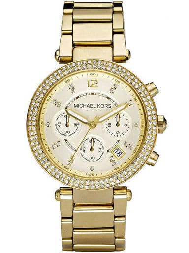 Michael Kors Parker Analog Gold Dial Women'S Watch Mk5354