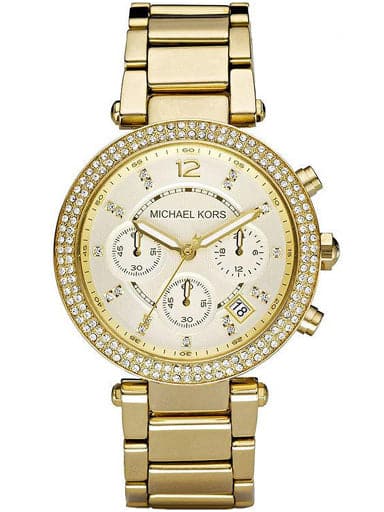 Michael Kors Parker Analog Gold Dial Women's Watch - MK5354 - Kamal Watch Company