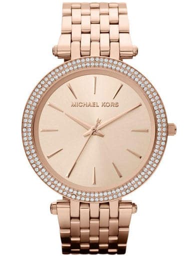 Michael Kors Analog Rose Dial Women's Watch - MK3192I - Kamal Watch Company