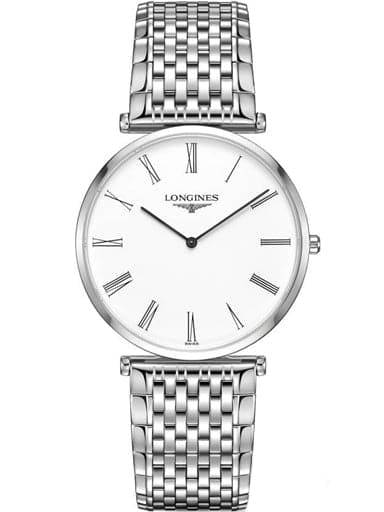 Longines La Grande Classique White Dial Stainless Steel Men's Watch L47664116 - Kamal Watch Company