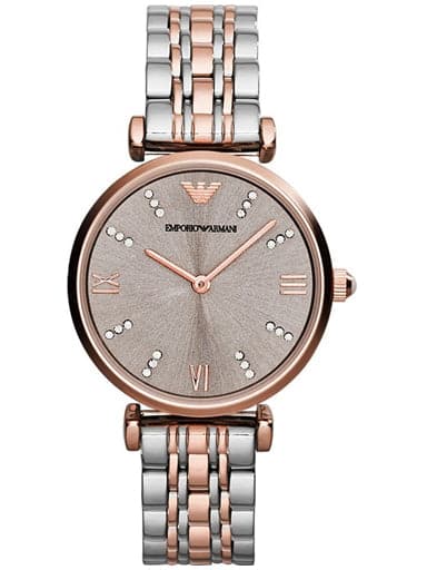 Emporio Armani Gray Dial Women Analog Watch - Kamal Watch Company