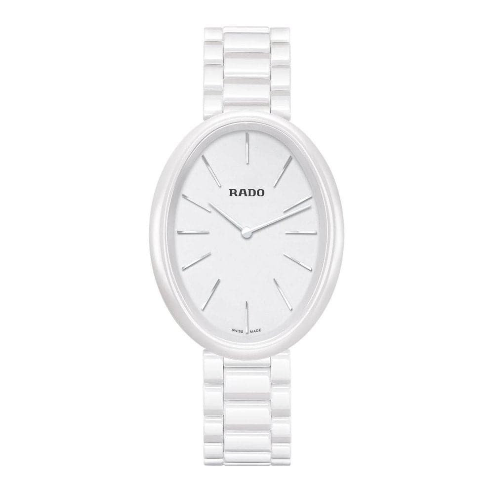Rado Esenza White Dial White Ceramic Women's Watch - Kamal Watch Company
