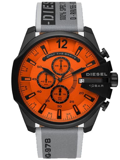 Diesel watch black and orange Clearance