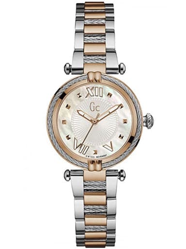 Gc White Dial Watch For Women Y18002L1 - Kamal Watch Company
