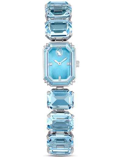 Swarovski Watch Octagon Cut Bracelet, Blue, Stainless Steel 5630840