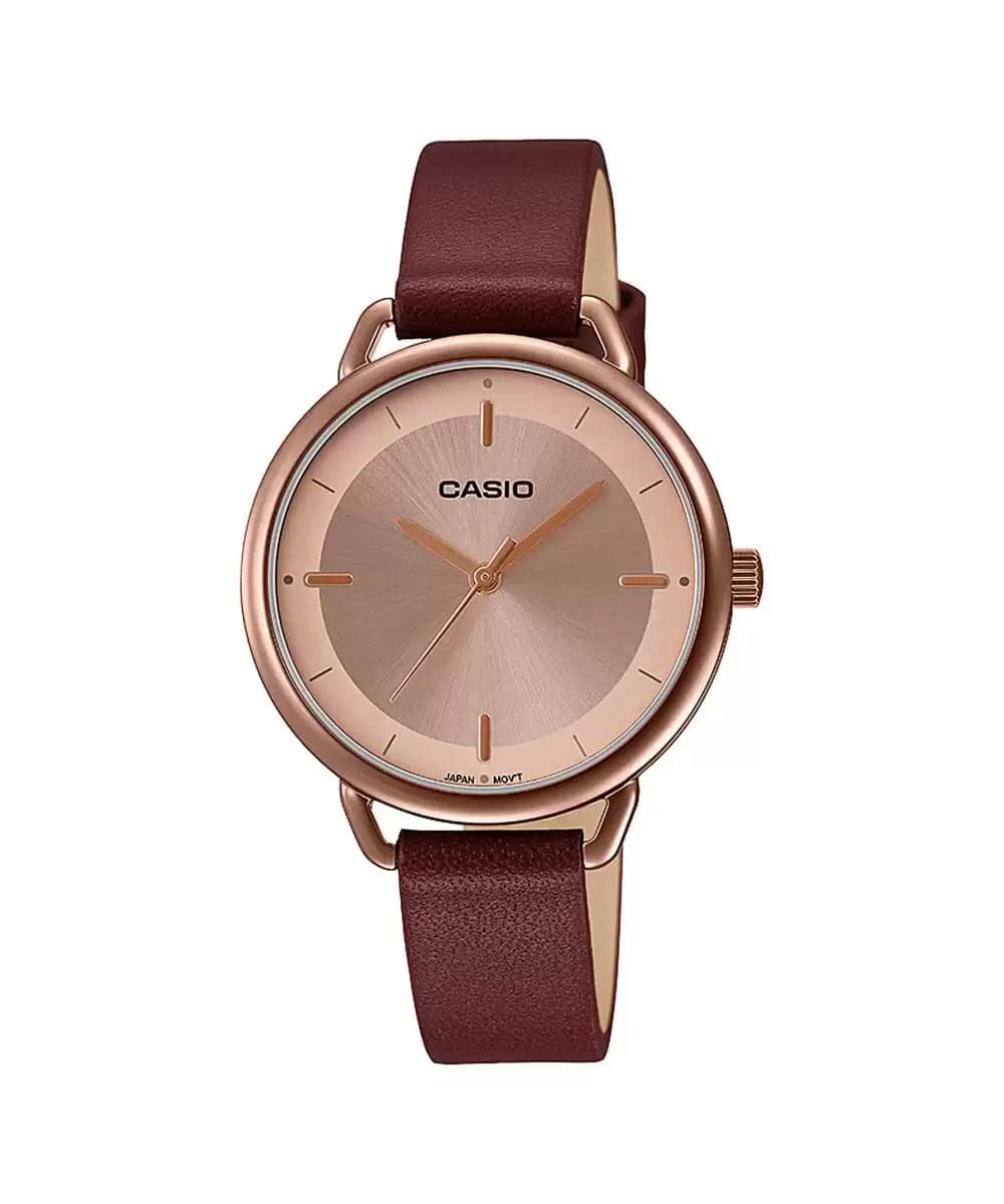 Casio Enticer Ladies Rose Gold Analog Women S Watch A1802