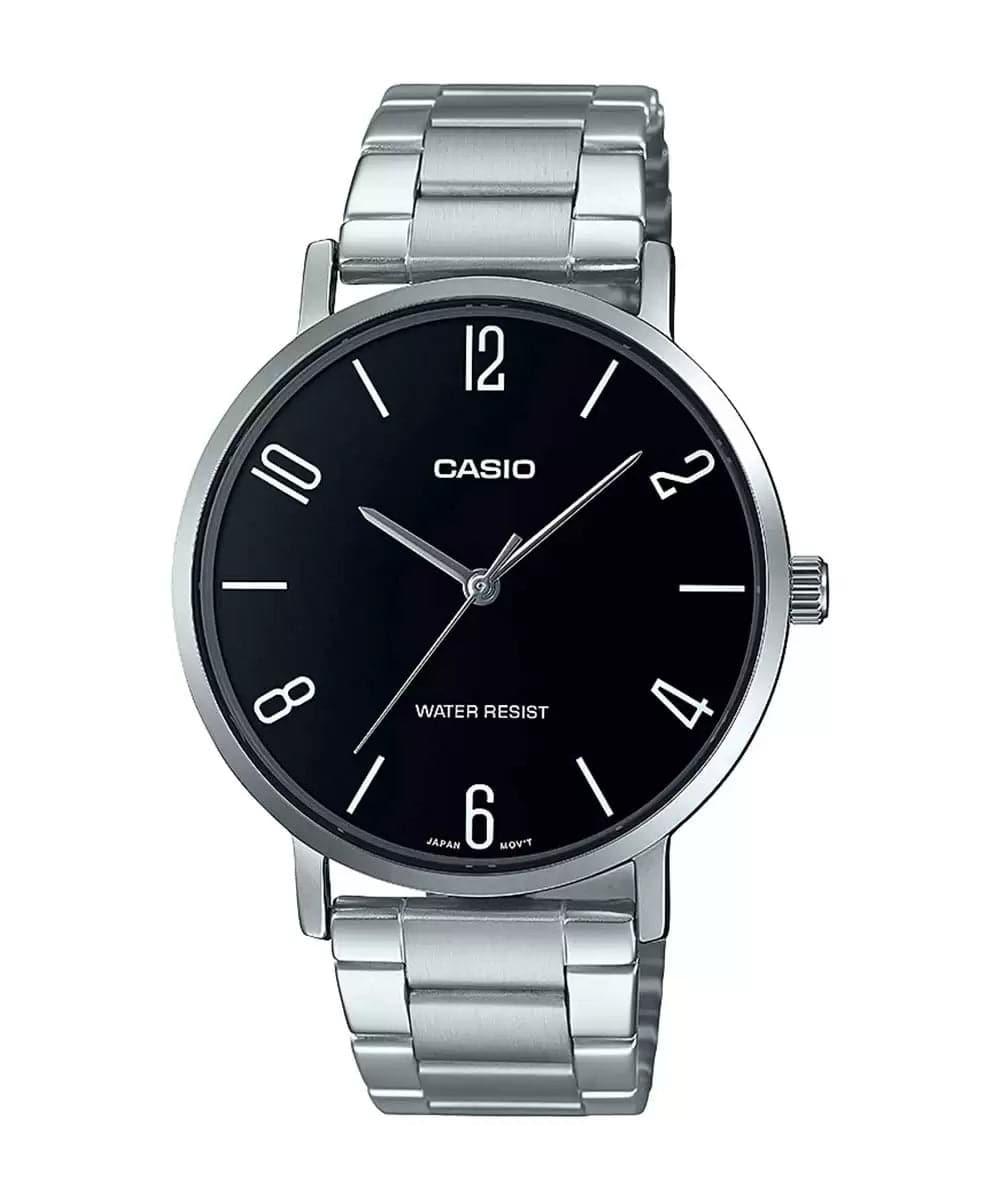 Casio enticer analog black top dial
