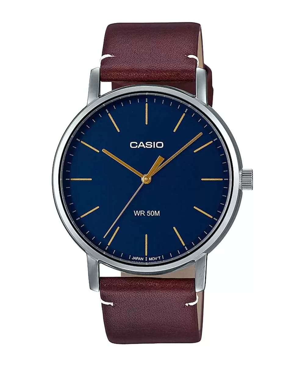 Casio enticer blue dial deals