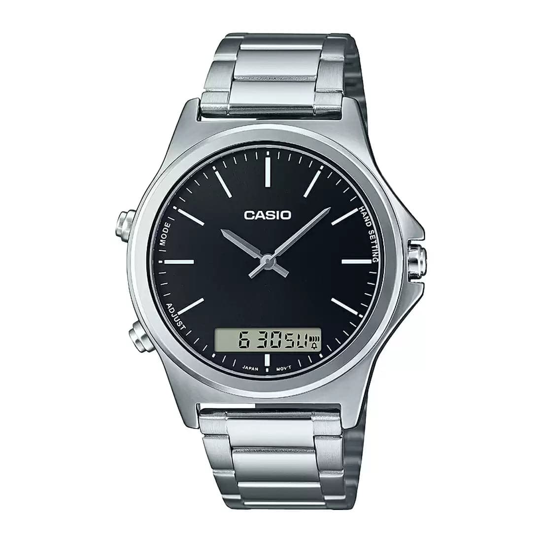 Casio Enticer Men Silver Analog Digital Men S Watch A1923