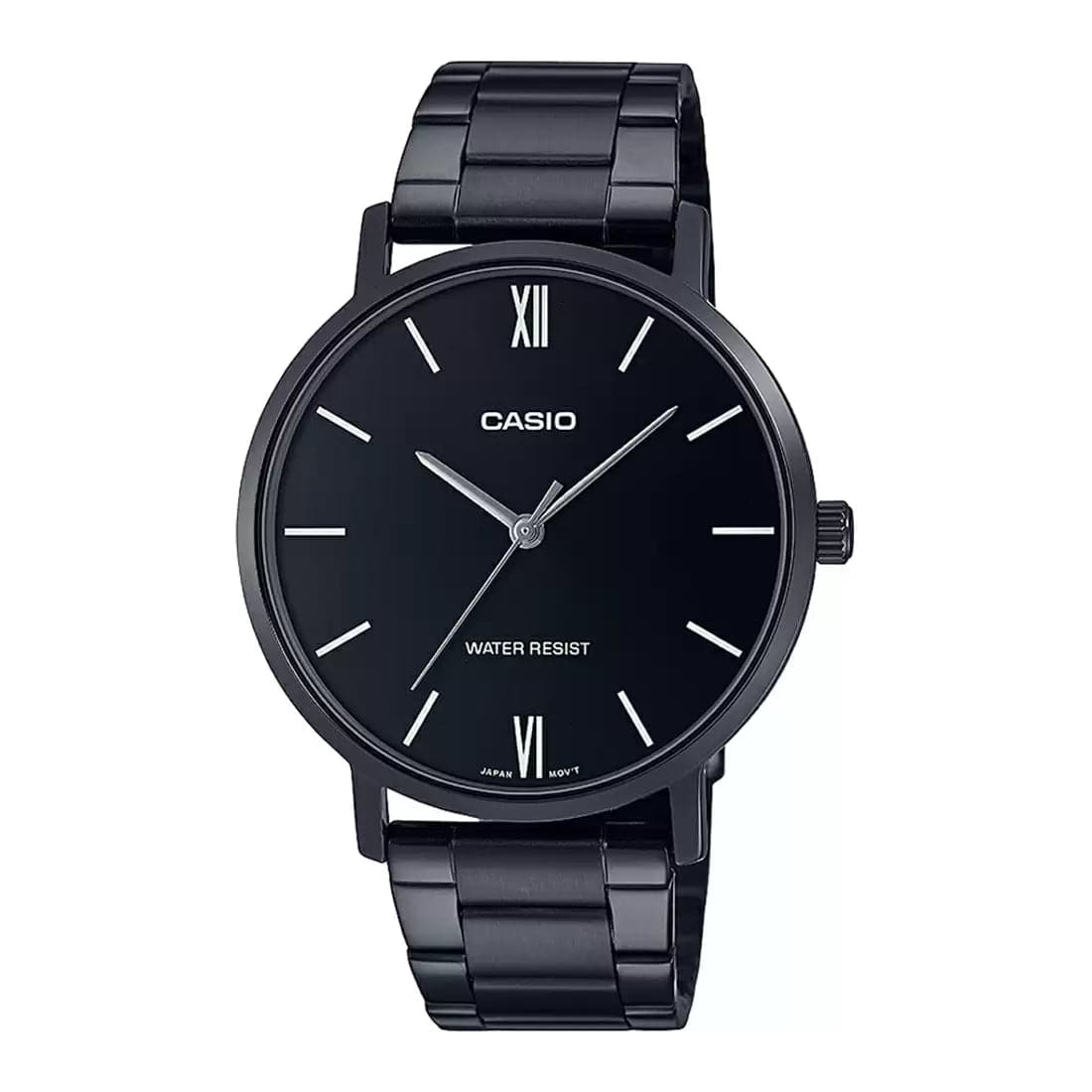 Casio full black watch sale