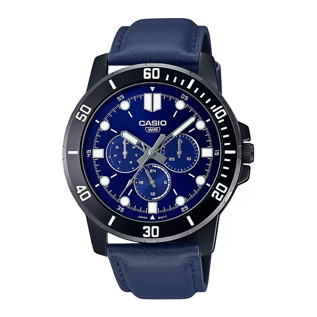 CASIO ENTICER MEN Blue Analog - Men's Watch A1987 - Kamal Watch Company