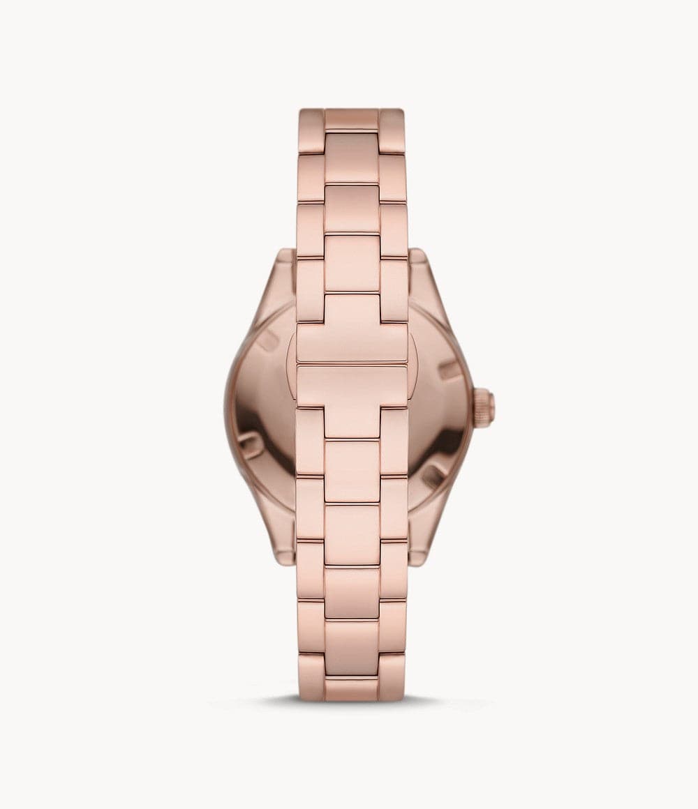 Emporio Armani Three-Hand Date Rose Gold-Tone Stainless Steel Watch AR11449 - Kamal Watch Company
