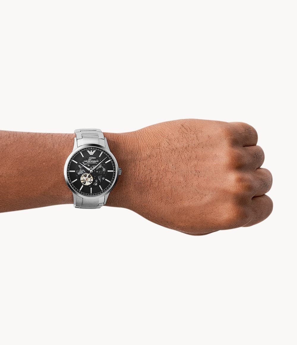Emporio Armani Automatic Stainless Steel Watch AR60055 - Kamal Watch Company
