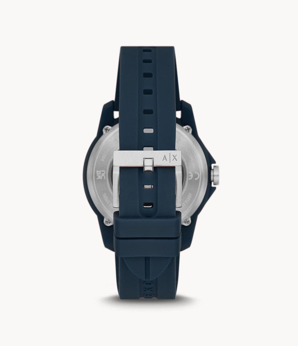 Armani Exchange Automatic White Silicone Watch AX1727I - Kamal Watch Company
