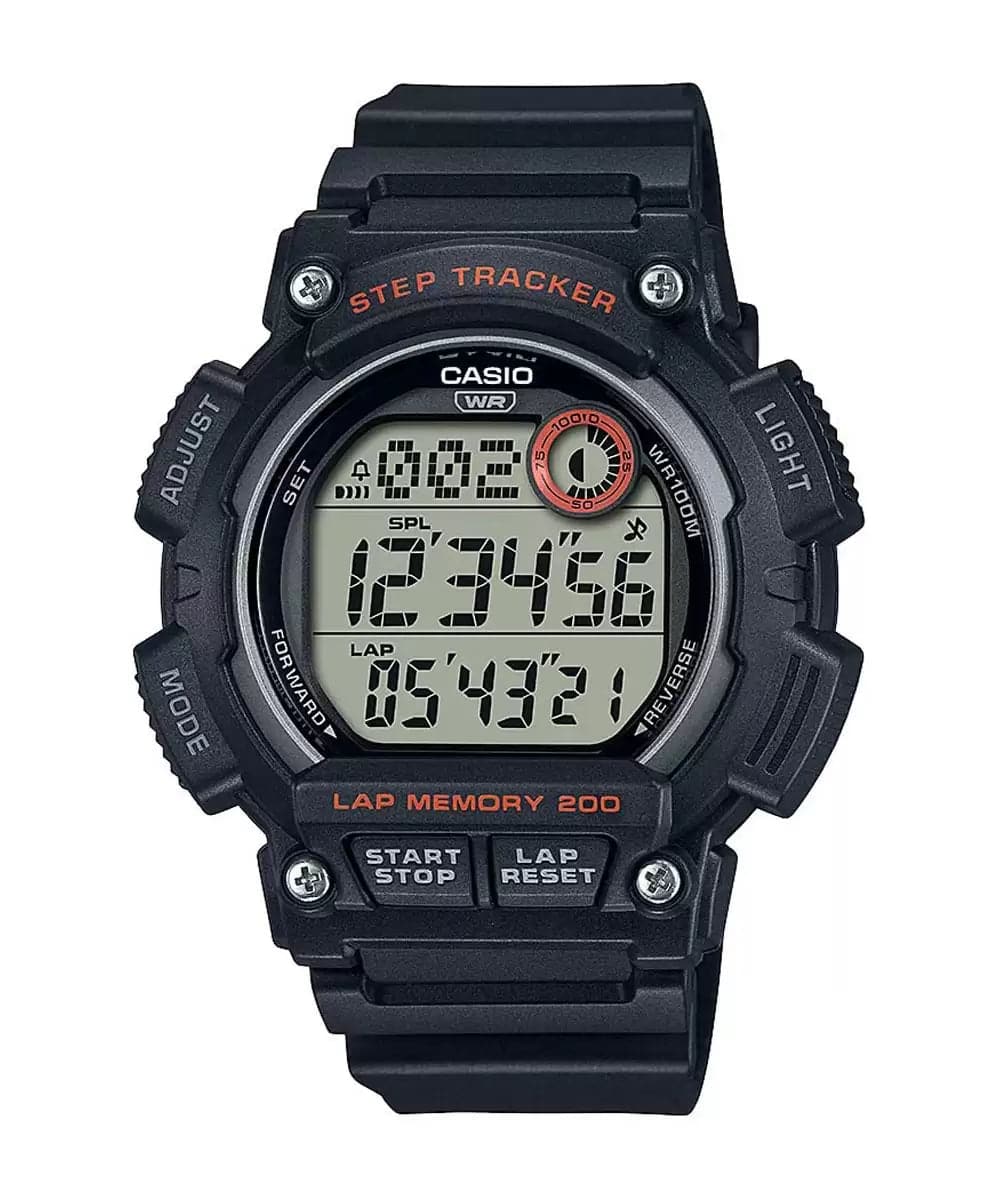 CASIO YOUTH Black Digital - Unisex Watch D243 - Kamal Watch Company
