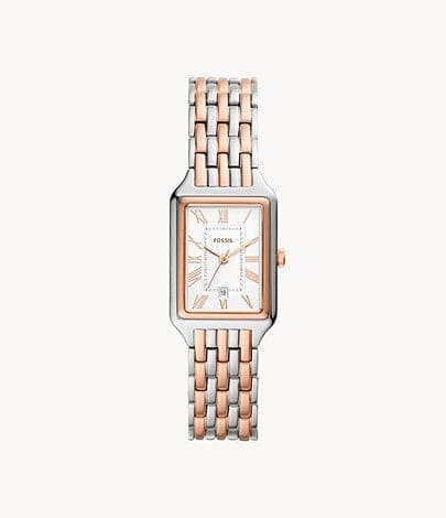 FOSSIL Raquel Three-Hand Date Stainless Steel Watch ES5222I - Kamal Watch Company