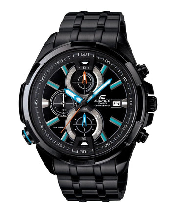 Casio Edifice Efr-536Bk-1A2Vdf (Ex163) Chronograph Men’S Watch