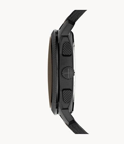 FOSSIL Machine Chronograph Dark Brown Leather Watch and Bracelet Box Set FS5251SET - Kamal Watch Company