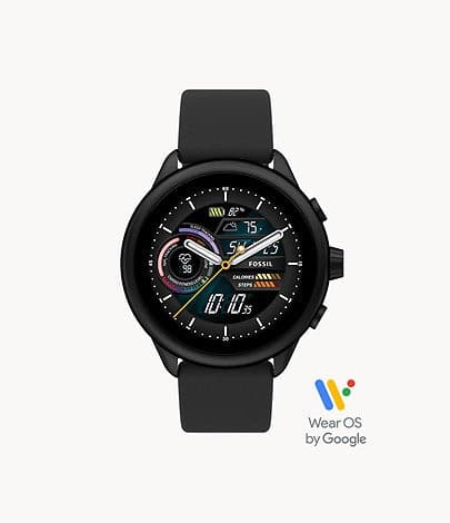 FOSSIL Gen Wellness Edition Smartwatch Black Silicone FTW4069