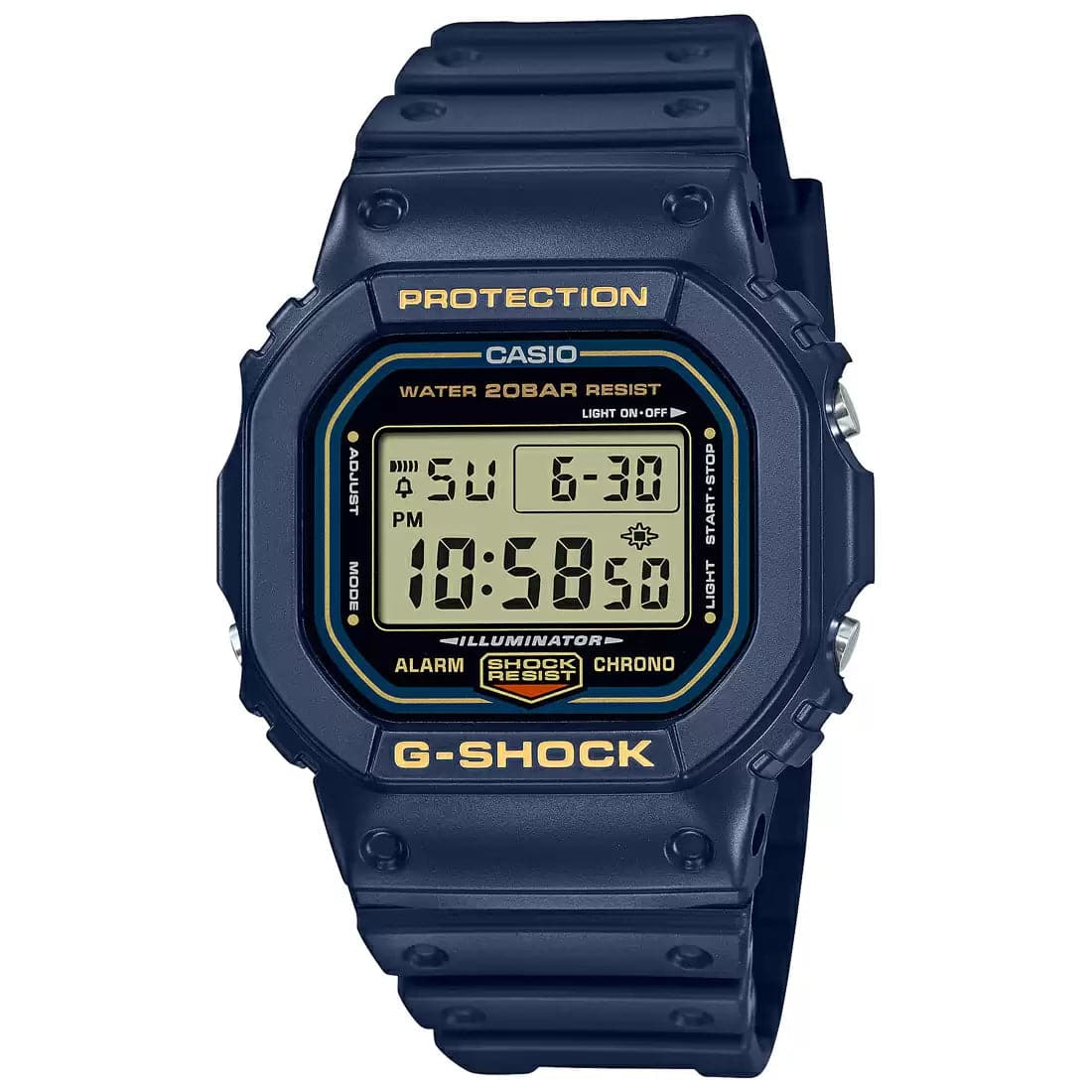 G shock best sale blue yellow