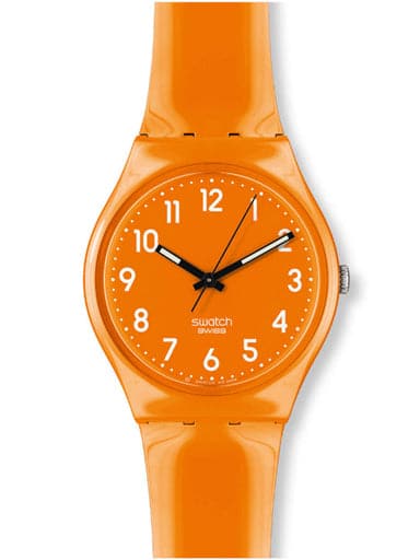 SWATCH COLOUR CODES FRESH PAPAYA GO105 - Kamal Watch Company