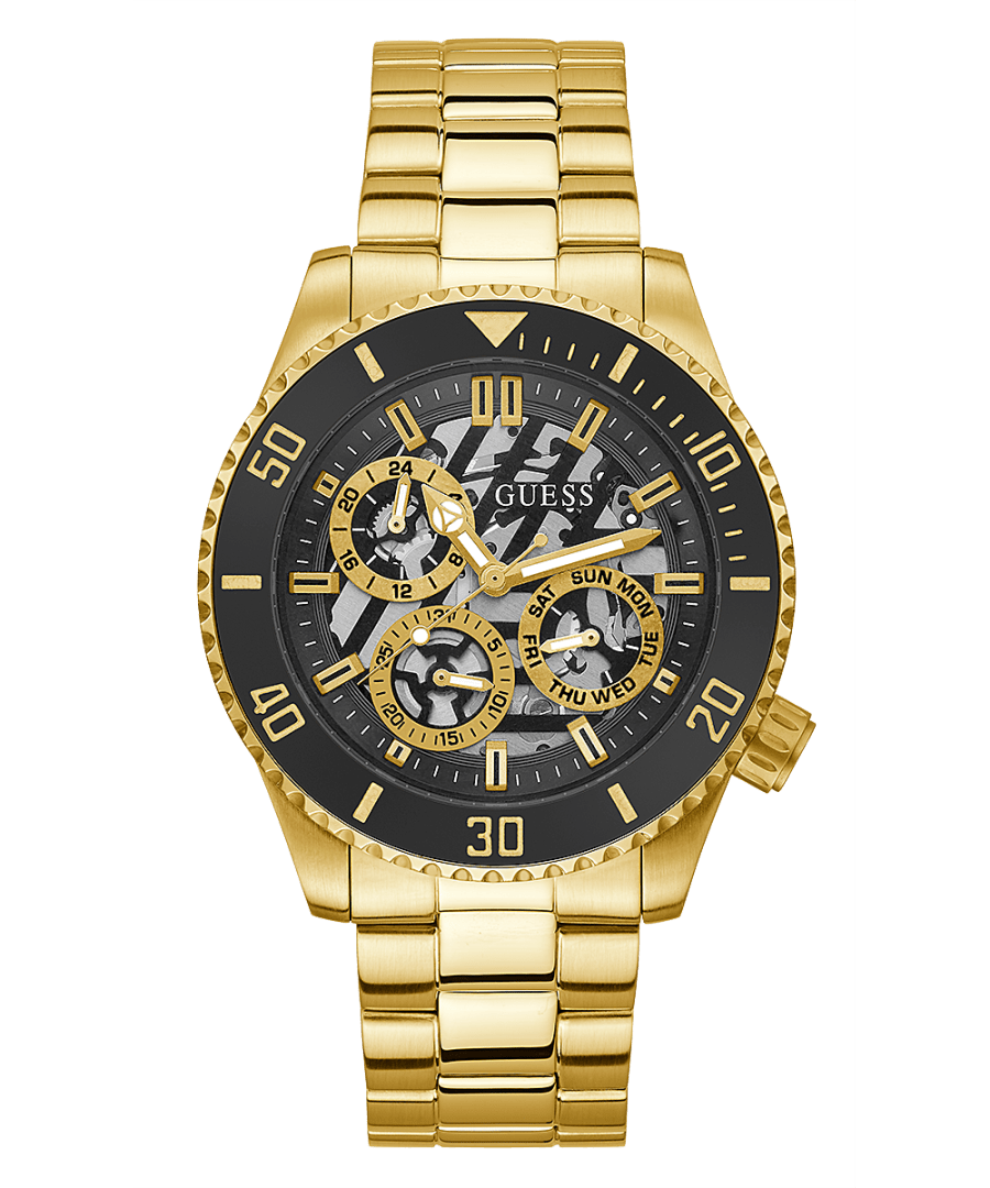 Gold Tone Case Gold Tone Stainless Steel Watch