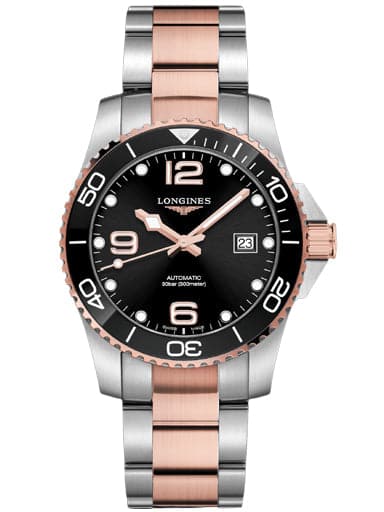 Longines HydroConquest Black Dial Watch - Kamal Watch Company