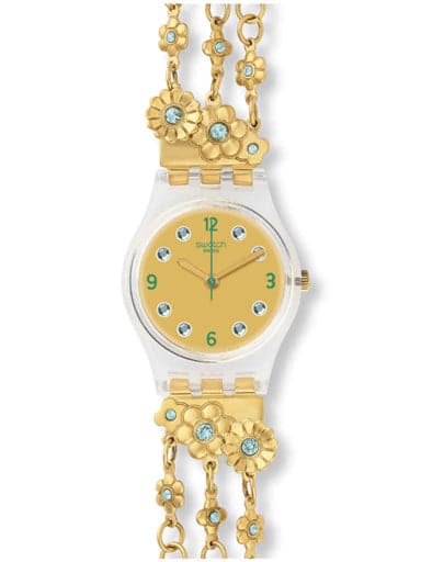 SWATCH CLASSIC GOLDEN FLOWER LK341G - Kamal Watch Company