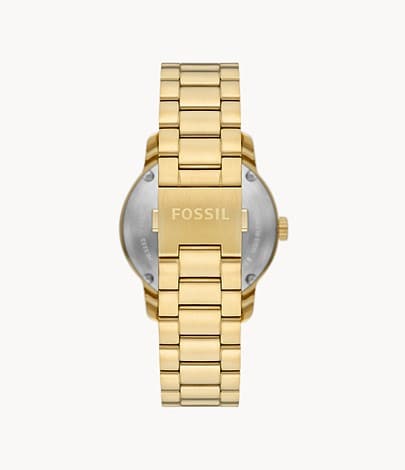 Fossil Heritage Automatic Gold-Tone Stainless Steel Watch ME3232 - Kamal Watch Company
