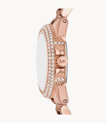Michael Kors Petite Camille Three-Hand Rose Gold-Tone Stainless Steel Watch MK3253 - Kamal Watch Company