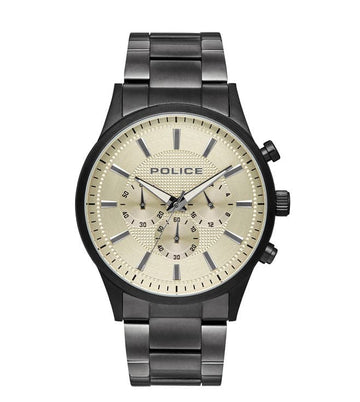 Police Cream Dial Chronograph Men's Watch PL15589JSU13MW - Kamal Watch Company