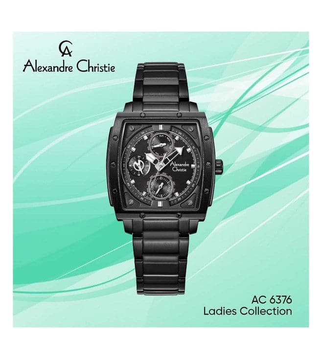 ALEXANDRE CHRISTIE 6376BFBIPBA AC Multifunction Watch for Women - Kamal Watch Company