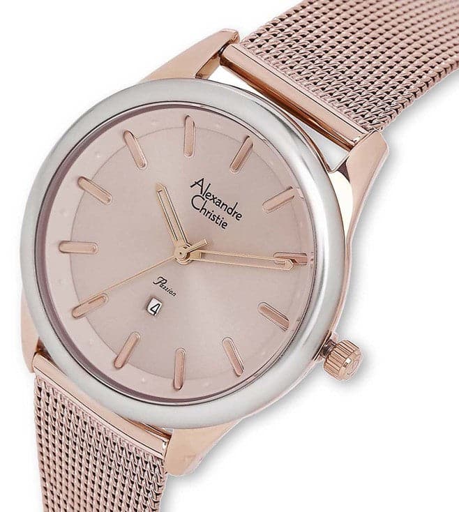 ALEXANDRE CHRISTIE 2960LDBRGBO AC Classic Watch for Women - Kamal Watch Company