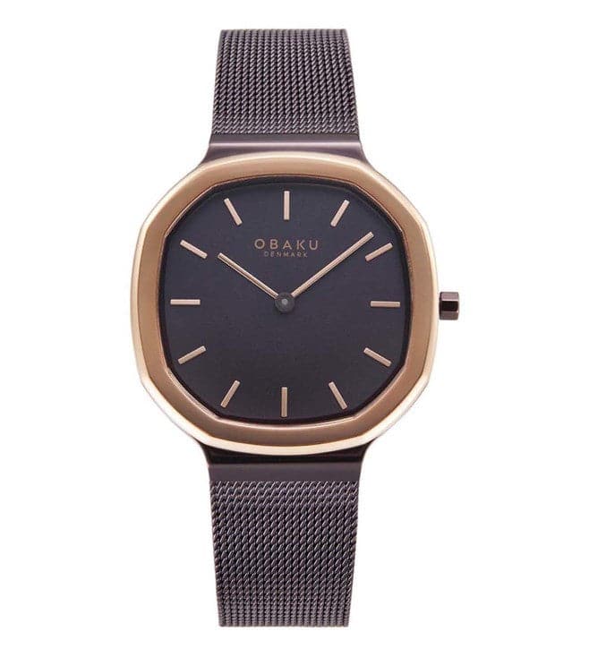 OBAKU Oktant Lille Walnut V253LXXNMN - Kamal Watch Company