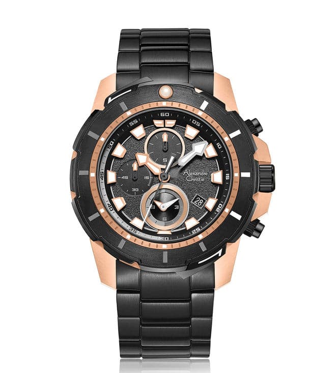 ALEXANDRE CHRISTIE 6606MCBBRBA New Chronograph Watch for Men - Kamal Watch Company