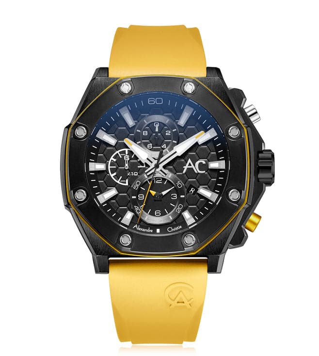 ALEXANDRE CHRISTIE 9601MCRIPBAYL New Chronograph Watch for Men - Kamal Watch Company
