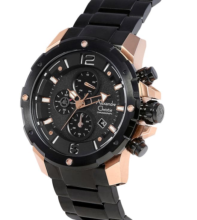 ALEXANDRE CHRISTIE 6410MCBBRBA New Chronograph Watch for Men-6410MCBBRBA - Kamal Watch Company