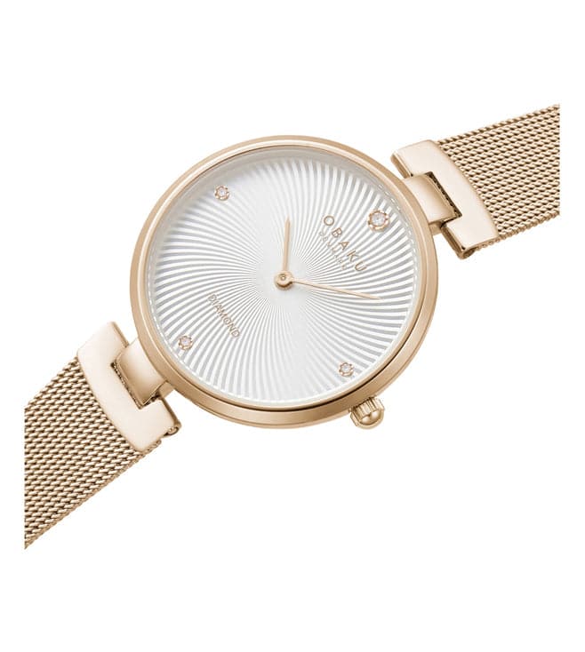 OBAKU Genuine Diamond Rose V256LXVIMV-DD - Kamal Watch Company