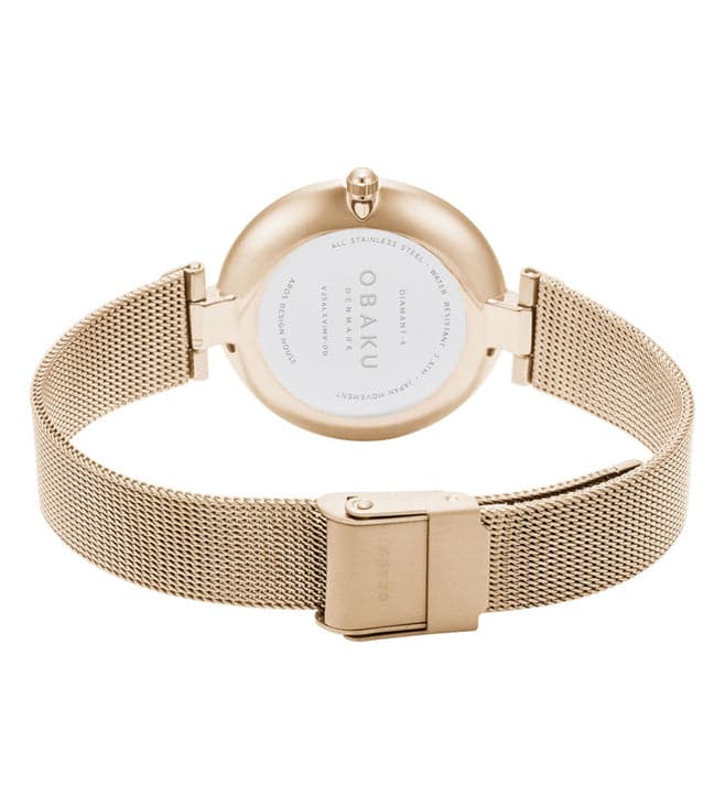 OBAKU Genuine Diamond Rose V256LXVIMV-DD - Kamal Watch Company