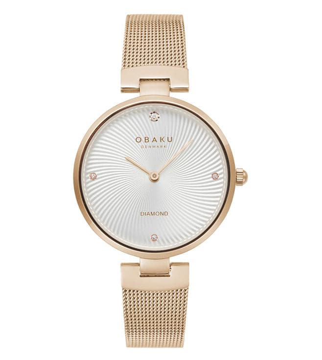 OBAKU Genuine Diamond Rose V256LXVIMV-DD - Kamal Watch Company